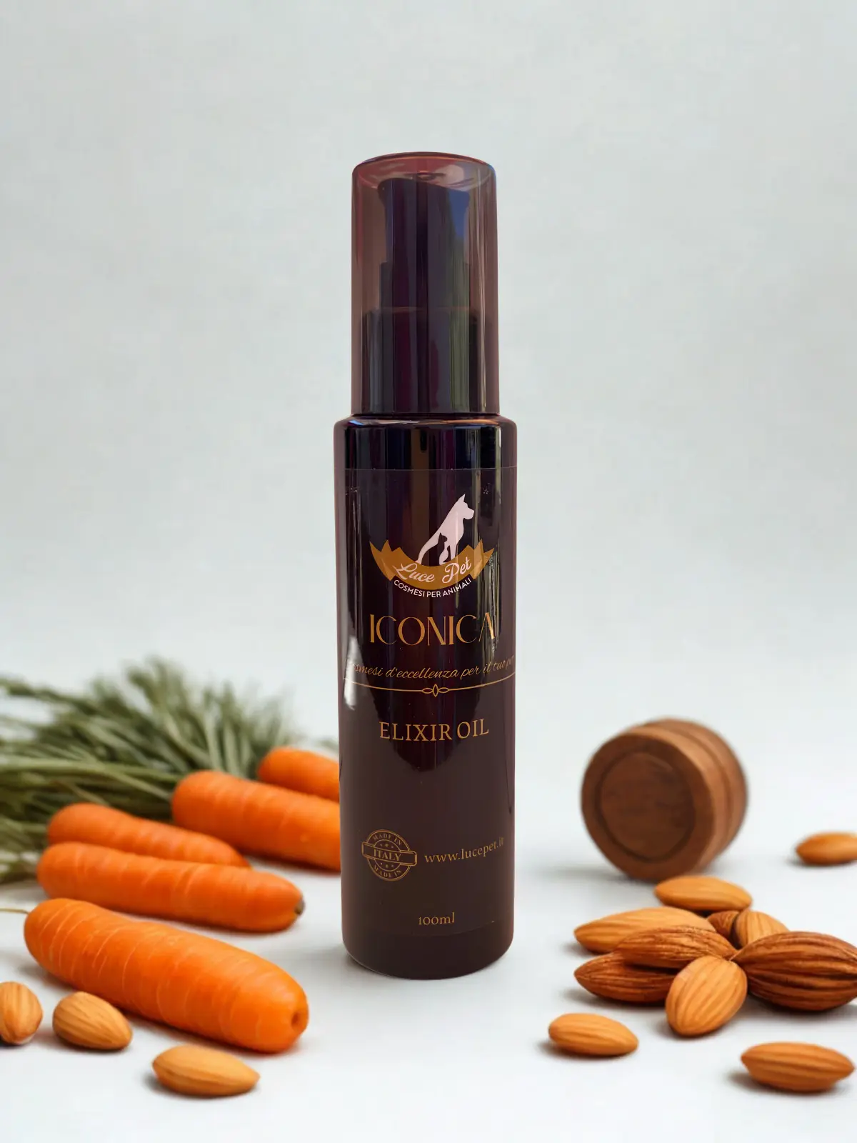 elixir oil 3 ELIXIR OIL - all'Olio di Mandorla e Carota 100ml - immagine 1