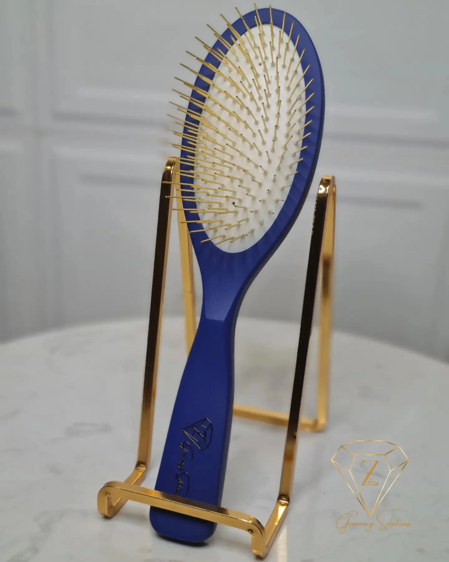 PIN BRUSH "LADY" - Zaffiro - immagine 1